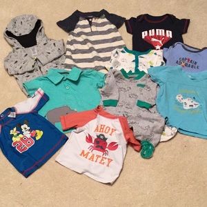 10pc, baby boy 0-6 Months bundle